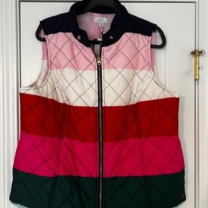 Crown and Ivy Color Block Vest.